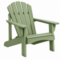 Adirondack Gartenstuhl 83 x 76 x 96 cm Kunststoff Grün mit breiten Armlehnen